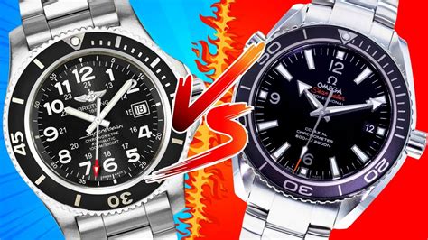 breitling superocean vs omega seamaster